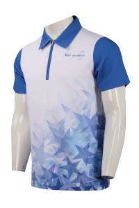 P1012 Customized Contrast Printed Polo Shirt Sublimation Archery Team Shirt Polo Shirt Garment Factory